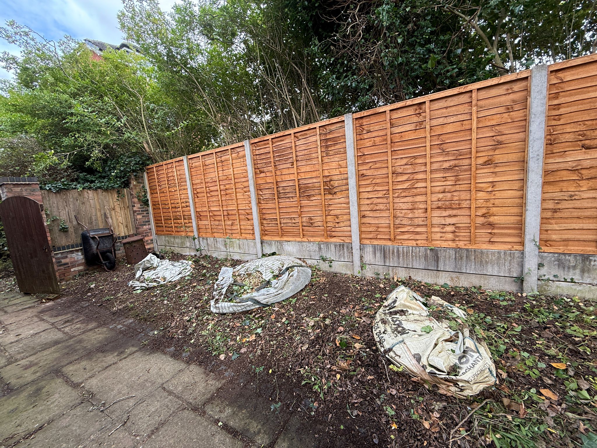 New fencing installed by DC Tree Care